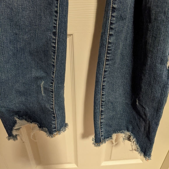 TORRID Boyfriend Straight Leg Stretch Jeans, Distressed - Picture 12 of 16